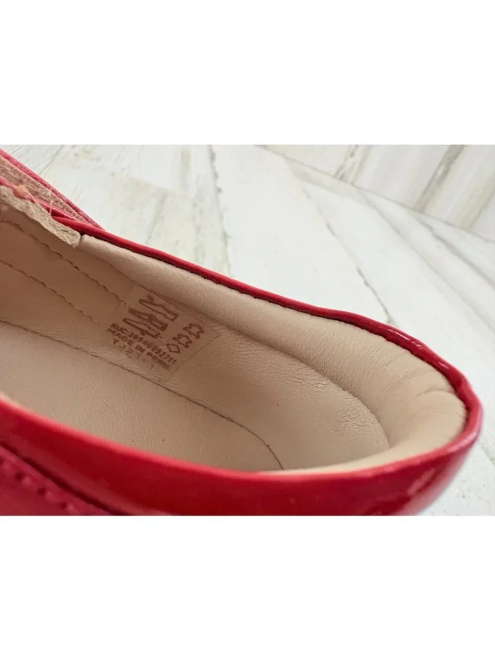 Elephantito Red Patent Mary Jane Shoes Girls Sz 26 10 NEW